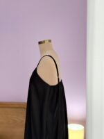 پیراهن مشکی ساده - تصویر 2