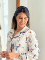 بلوز و شلوار تدی آبی